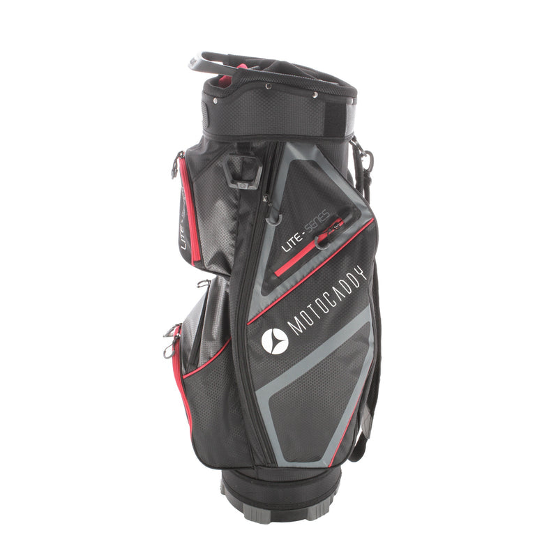 Motocaddy Lite Series Cart Bag - Black/Red