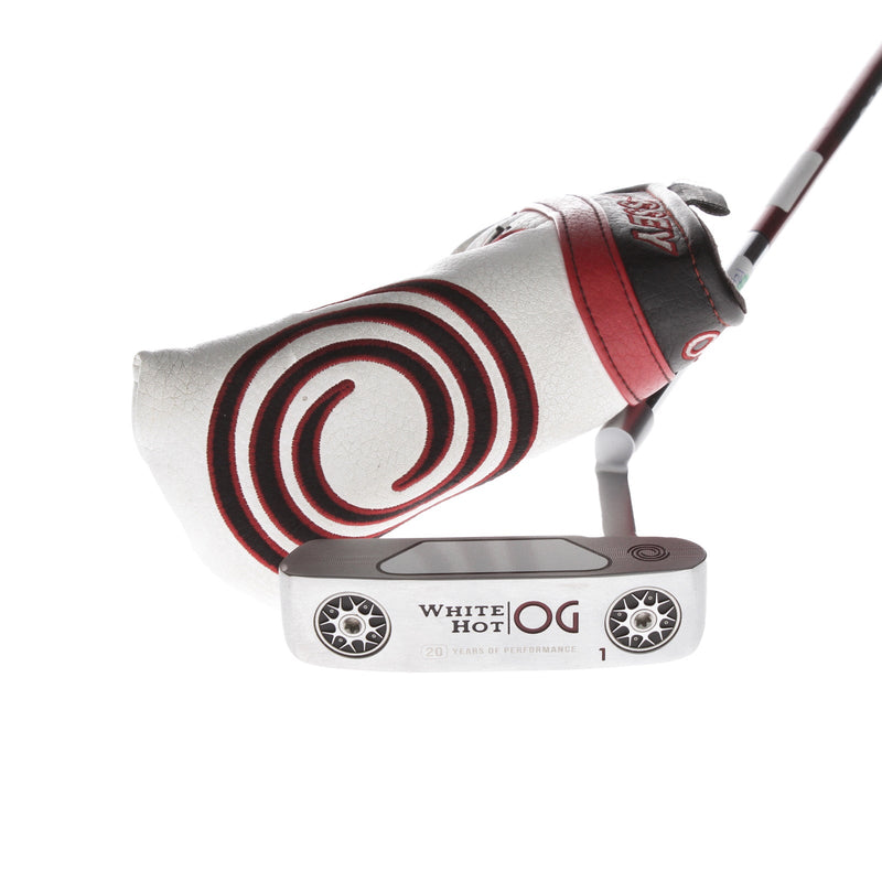 Odyssey White Hot OG Mens Right Hand Putter 35.5" Blade - Golf Pride Reverse Taper