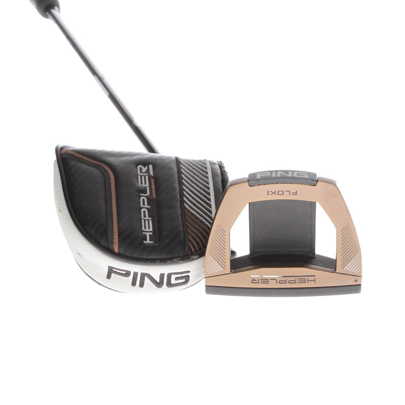 Ping Heppler Floki Mens Right Hand Putter 35.5" Mallet - Winn Dri.Tac Lite