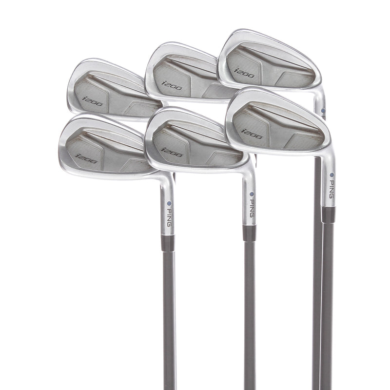 Ping i200 Graphite Mens Right Hand Irons 5-PW Blue Dot Regular - Ping Alta CB AWT R