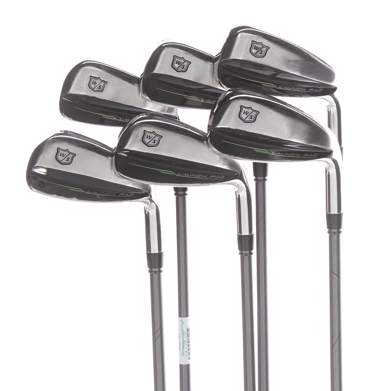 Wilson Launch Pad Graphite Mens Right Hand Irons 5-PW Regular - Even Flow 5.0-a 55g