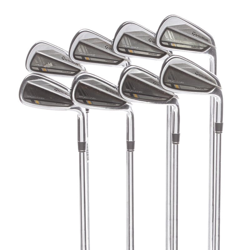 TaylorMade Rocketbladez Tour Steel Mens Right Hand Irons 4-AW Extra Stiff - KBS Tour