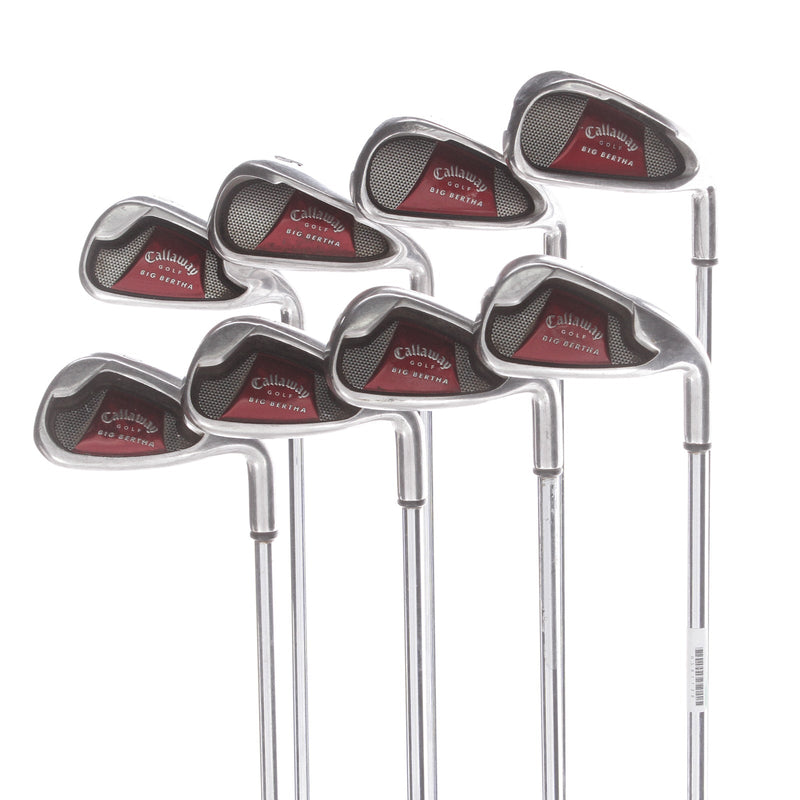 Callaway Big Bertha I-Bird Steel Mens Right Hand Irons 3-PW Uniflex -