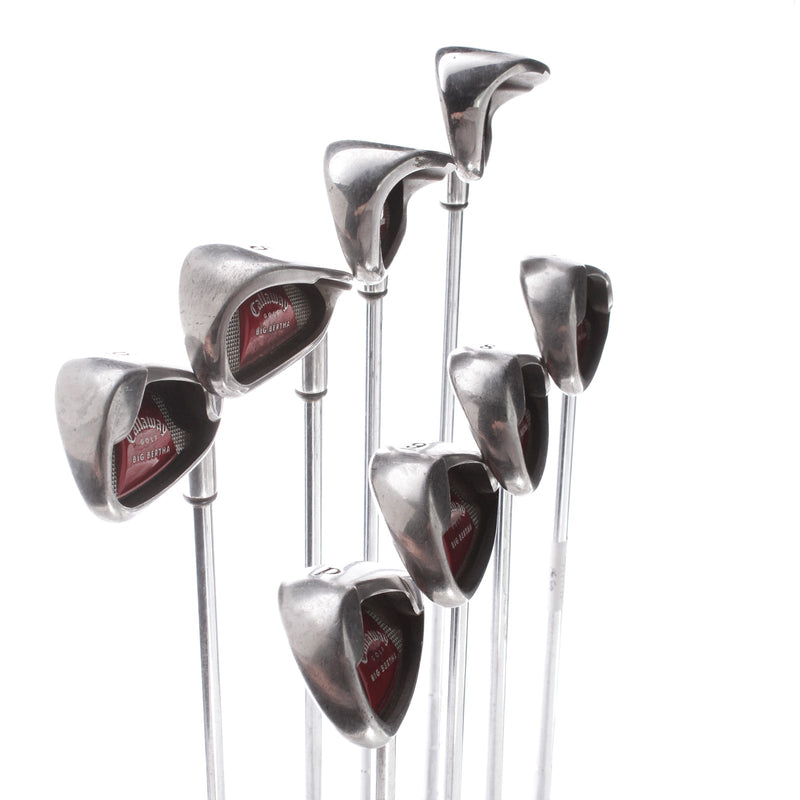 Callaway Big Bertha I-Bird Steel Mens Right Hand Irons 3-PW Uniflex -