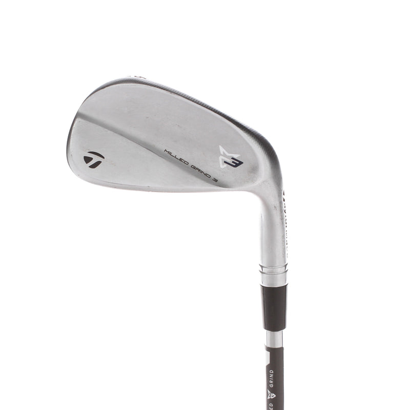 TaylorMade Milled Grind 3 Steel Mens Right Hand Pitching Wedge 46* 9 Bounce SB Grind Stiff - Dynamic Gold S200