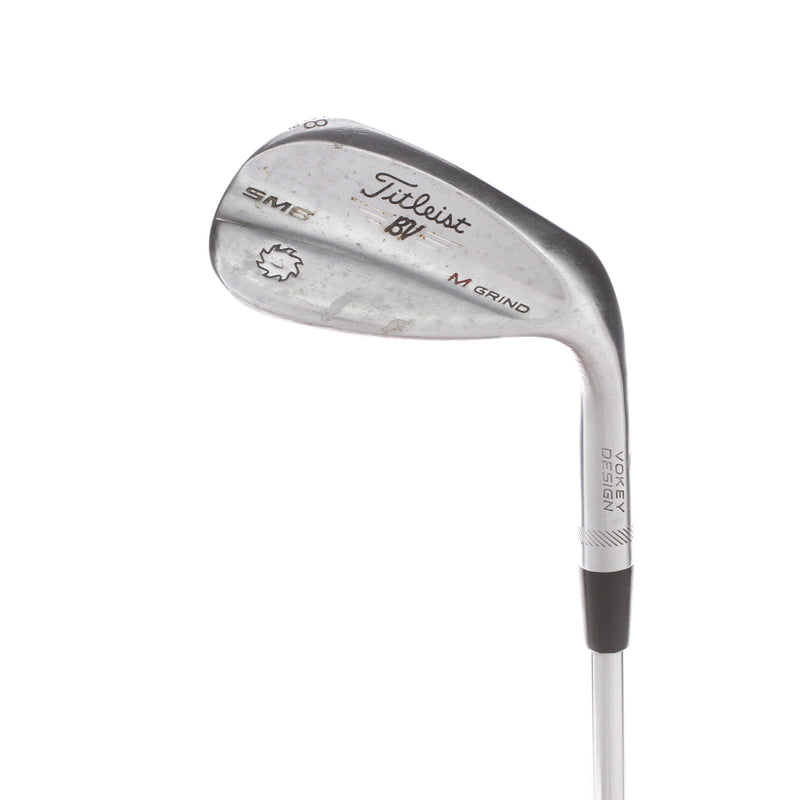 Titleist SM6 Steel Mens Right Hand Lob Wedge 58* 8 Bounce M Grind Wedge - Vokey Design