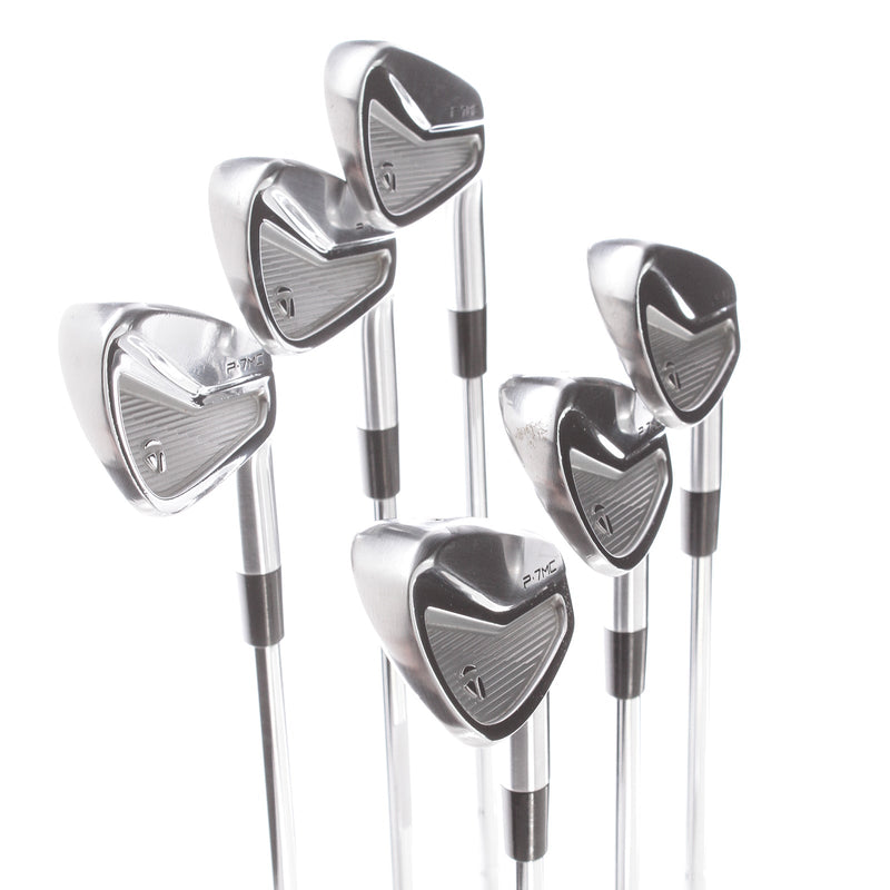 TaylorMade P-7MC Steel Mens Right Hand Irons 5-PW Stiff - KBS Tour