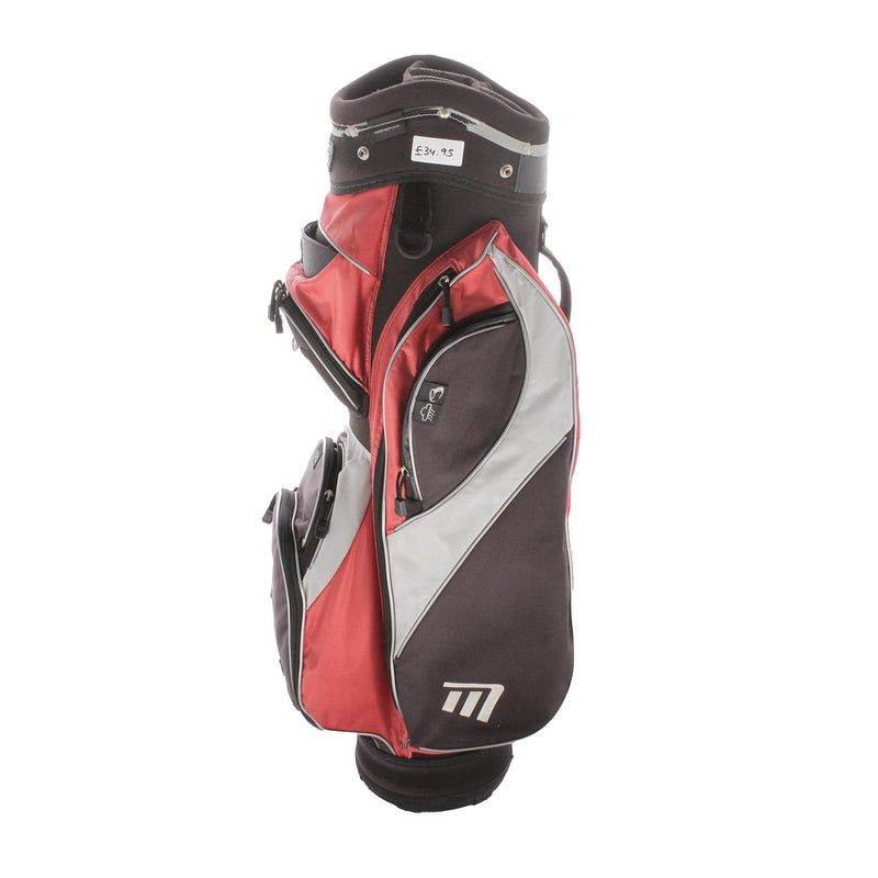 Masters Cart Bag - Red/Black/Grey