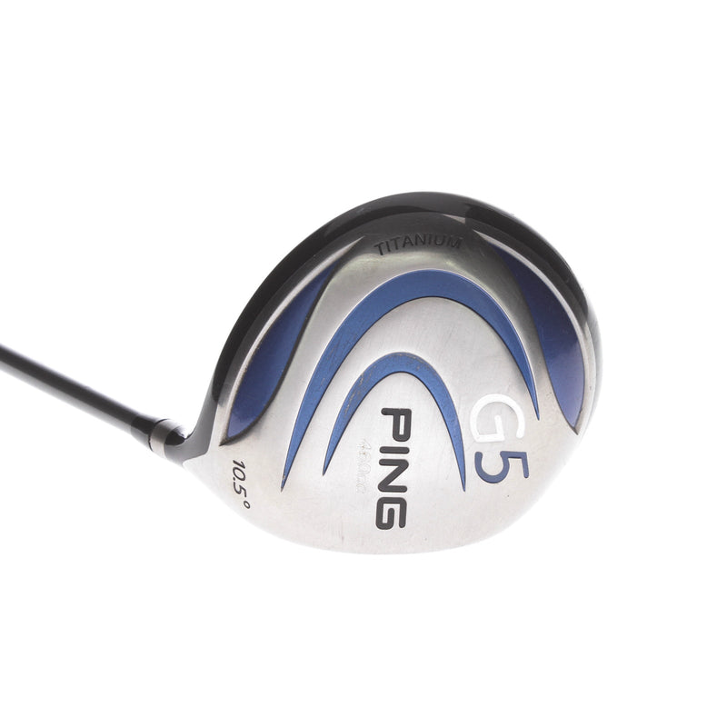 Ping G5 460cc Graphite Mens Right Hand Driver 10.5* Stiff - Ping TFC100D Tip Flex Control