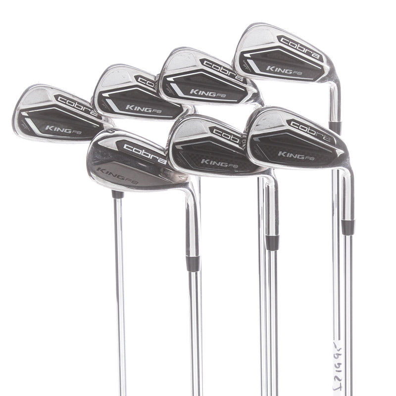 Cobra F8 Steel Mens Right Hand Irons 5-GW Regular - True Temper XP