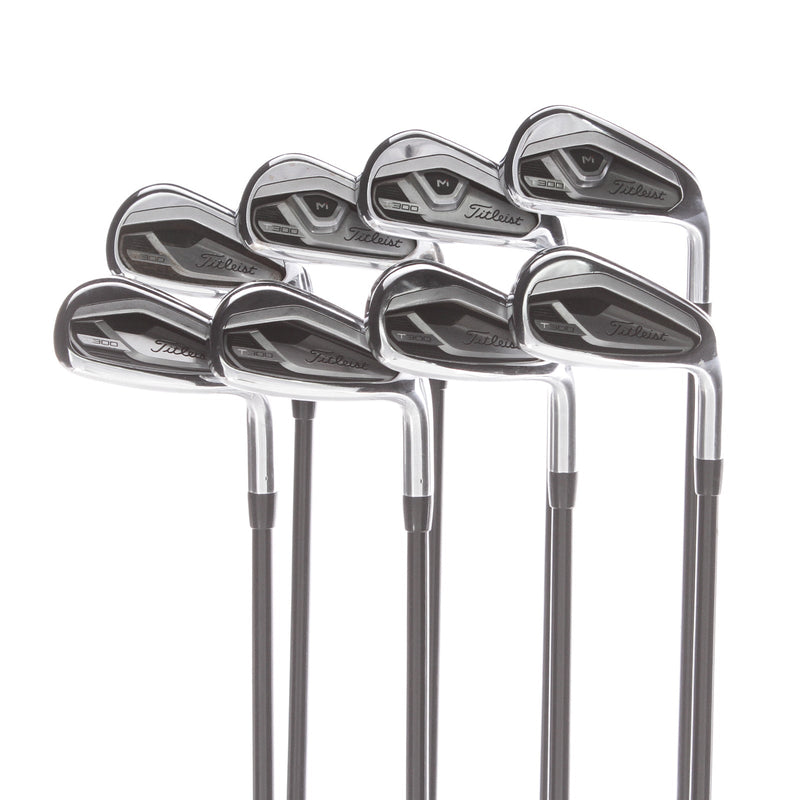 Titleist T300 2021 Graphite Mens Right Hand Irons 5-PW+48*+53* Senior - Tensei AV Red AM(2)