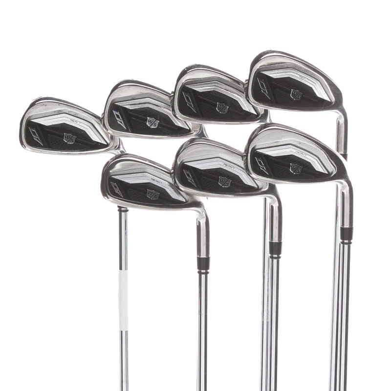 Wilson Staff D7 Steel Mens Right Hand Irons 5-SW Regular - KBS Tour 80