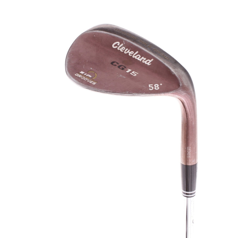 Cleveland CG15 Oil Quench Steel Mens Right Hand Lob Wedge 58 Degree Wedge - Cleveland