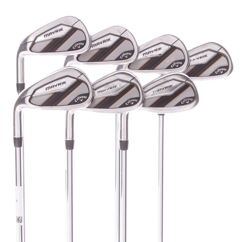 Callaway Mavrik Steel Men's Left Hand Irons 5-AW Stiff - Elevate 95 vss