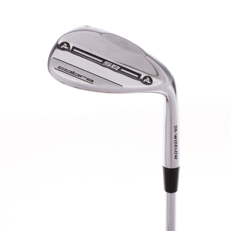 Cobra Snakebite Wideflow Steel Men's Right Hand Lob Wedge 6 Bounce Stiff - KBS Hi-Rev 125