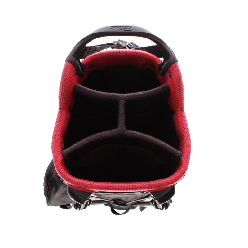 Titleist Second Hand Stand Bag - Black/White/Red