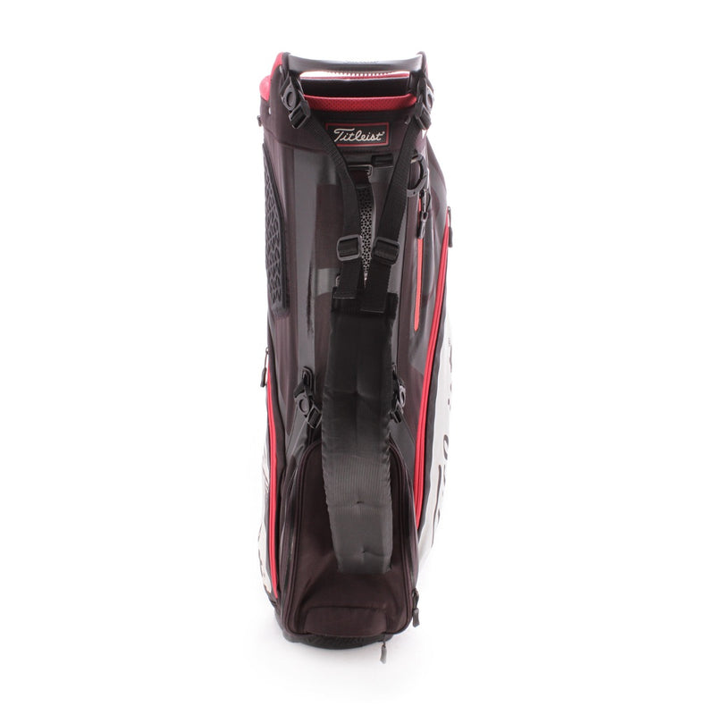 Titleist Second Hand Stand Bag - Black/White/Red