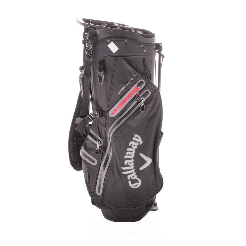 Callaway Hyper Dry 14 Second Hand Stand Bag - Black/Grey/Red