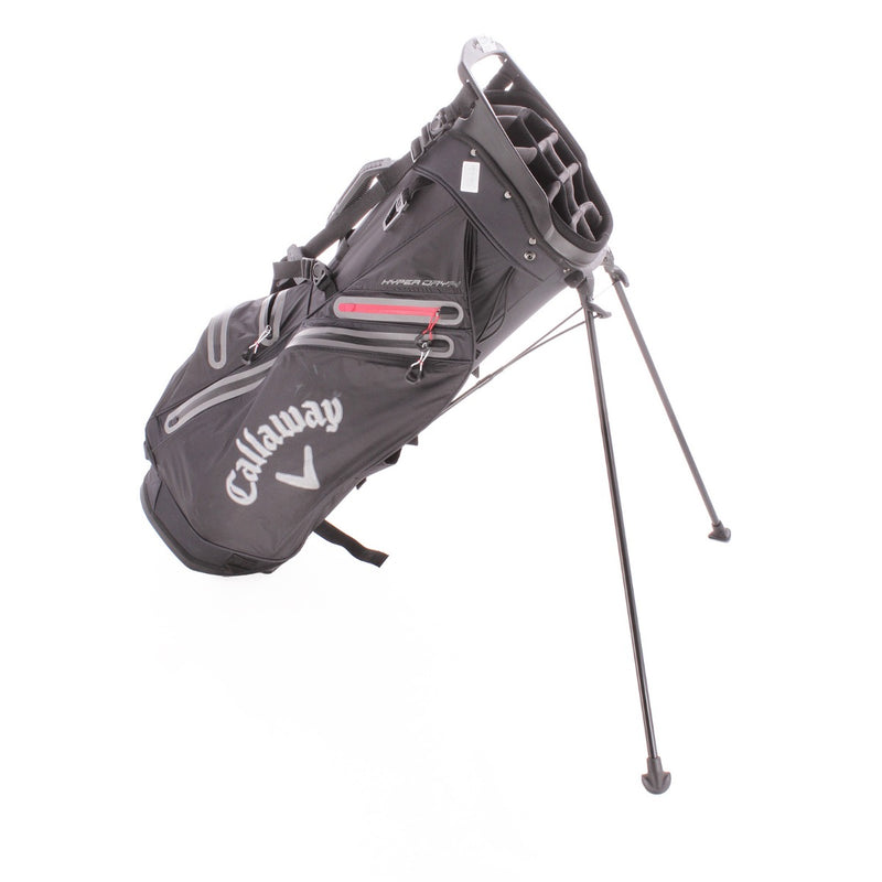 Callaway Hyper Dry 14 Second Hand Stand Bag - Black/Grey/Red