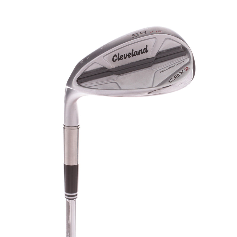 Cleveland CBX2 Mens Left Steel Sand Wedge 54 Degree Stiff - KBS Hi-Rev 125 S