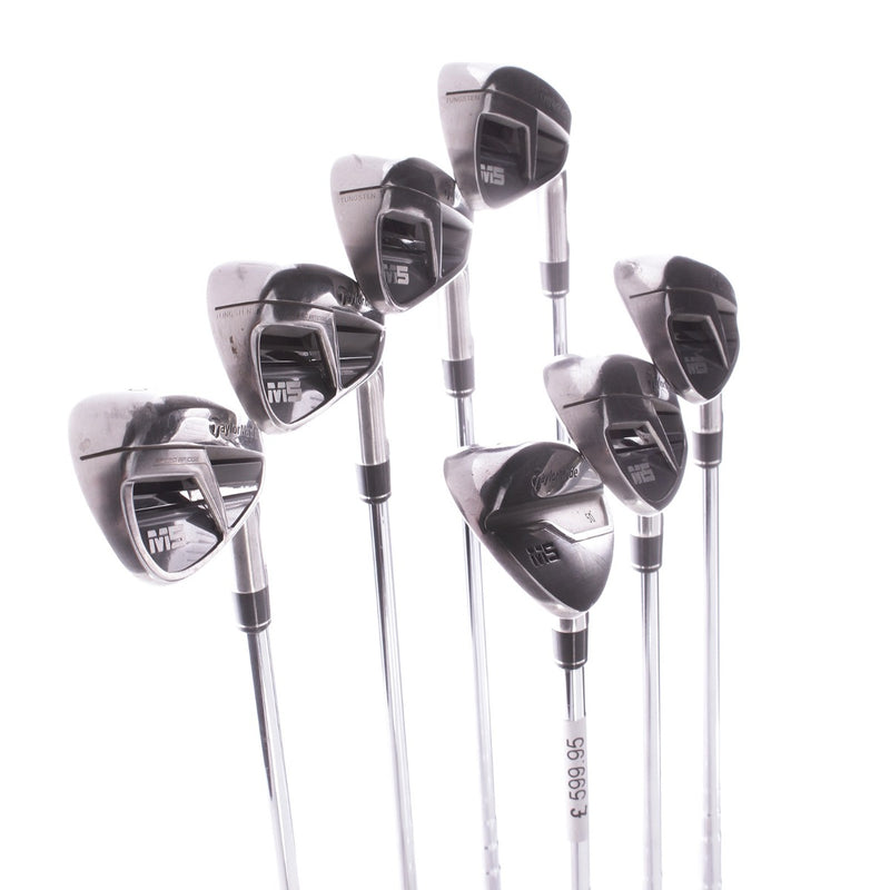 TaylorMade M5 Steel Men's Right Hand Irons 5-AW Stiff - XP100 S300