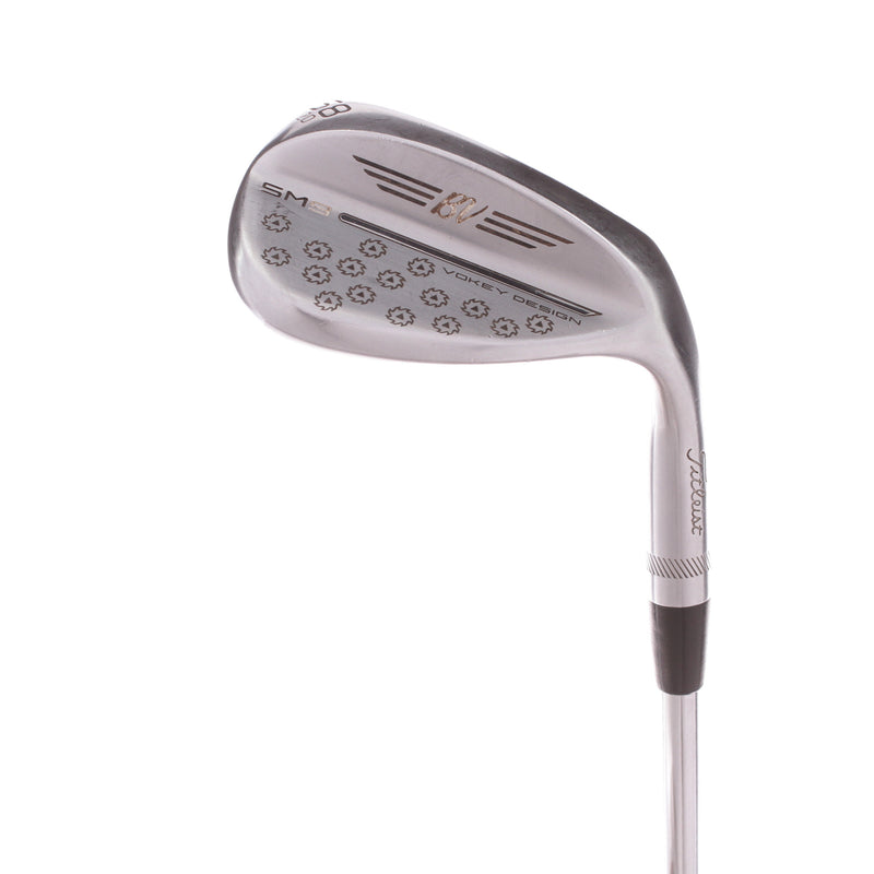 Titleist SM9 Tour Chrome Mens Right Steel Lob Wedge 58 Degree 12 Bounce D Grind Wedge - N.S Pro Modus3 115W