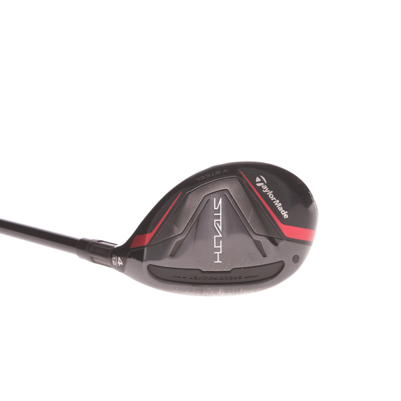 TaylorMade Stealth Mens Right Graphite 4 Hybrid 22 Degree Regular - Ventus Red 6R