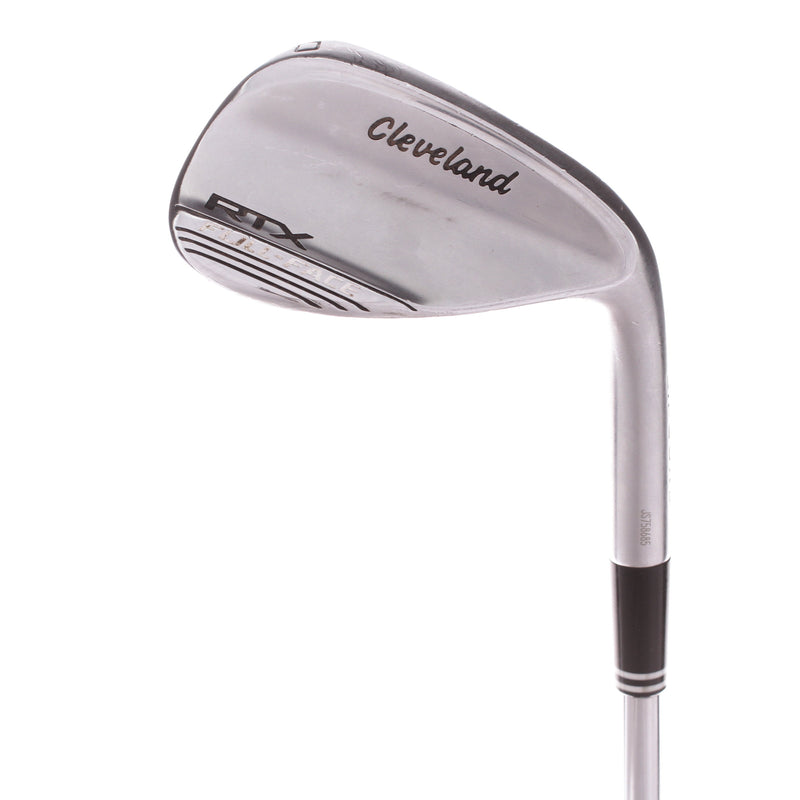 Cleveland RTX Zipcore Fullface Mens Right Steel Gap Wedge 50 Degree 9 Bounce Wedge - Dynamic Gold Spinner