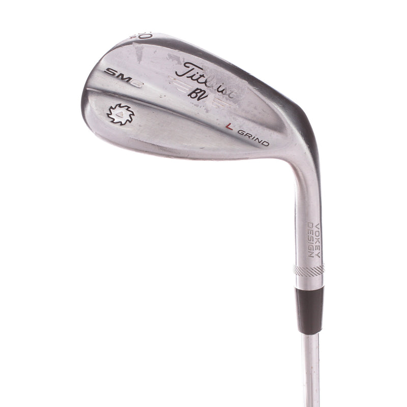 Titleist Vokey SM6 Mens Right Steel Lob Wedge 60 Degree 04 Bounce L Grind Wedge - Vokey SM6 Wedge