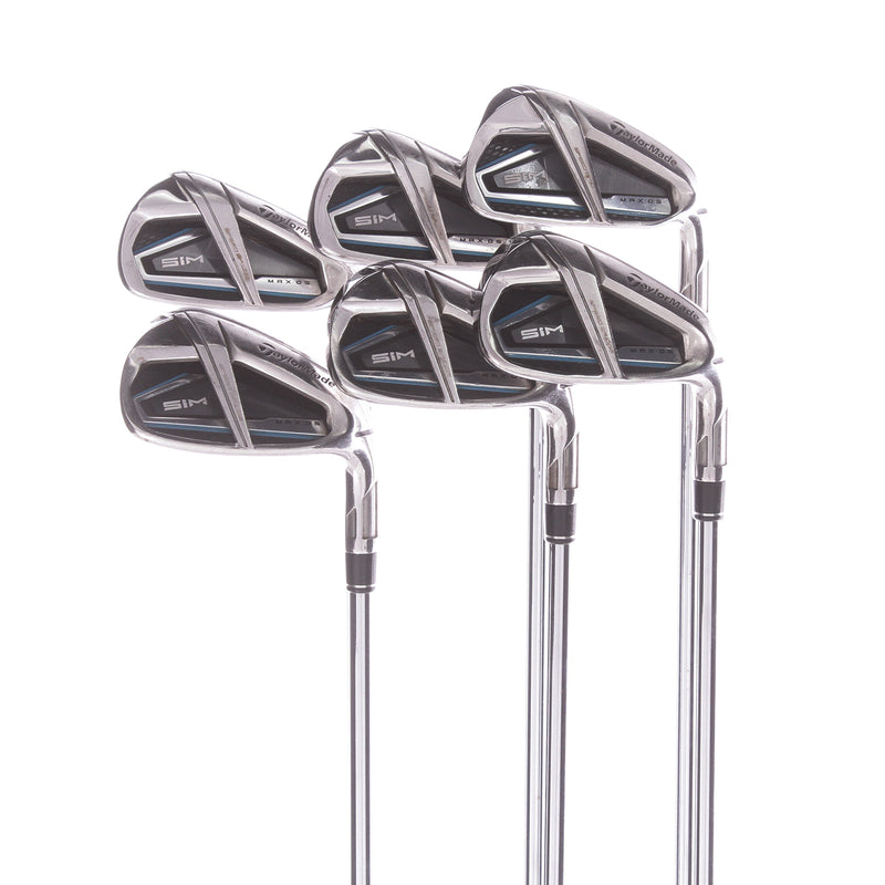 TaylorMade Sim Max OS Mens Right Steel Irons 5-PW Regular - KBS Max 85R