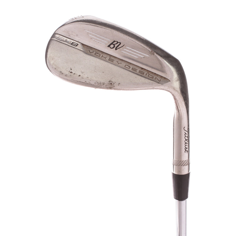 Titleist Vokey SM8 Mens Right Steel Lob Wedge 60 Degree 08 Bounce M Grind Stiff - Dynamic Gold S300