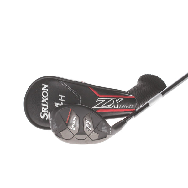 Srixon ZX MKII Graphite Mens Left Hand 4 Hybrid 22* Regular - Hzrdus Smoke RDX Red 5.5