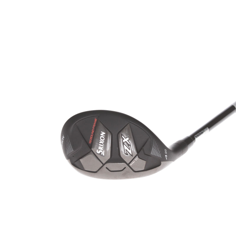 Srixon ZX MKII Graphite Mens Left Hand 4 Hybrid 22* Regular - Hzrdus Smoke RDX Red 5.5