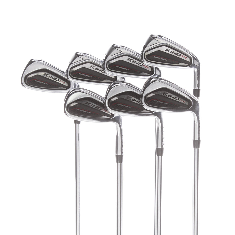 Cobra King F9 Steel Mens Right Hand Irons 5-GW  Regular - KBS Tour 90