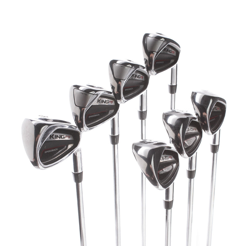 Cobra King F9 Steel Mens Right Hand Irons 5-GW  Regular - KBS Tour 90