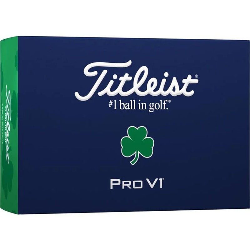 Titleist Pro V1 "Shamrock" Ltd Edition Golf Balls - White - 6 Pack