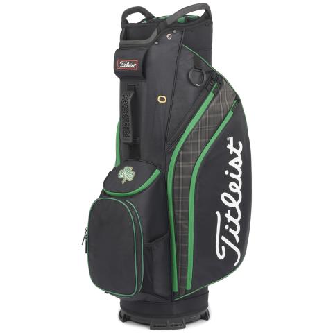 Titlesit Ltd Edition Shamrock Cart Bag - Black/Green