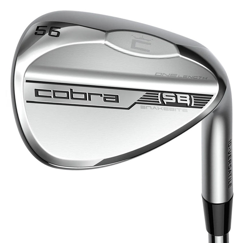 Cobra Snakebite V Satin Chrome One Length Wedge - Steel