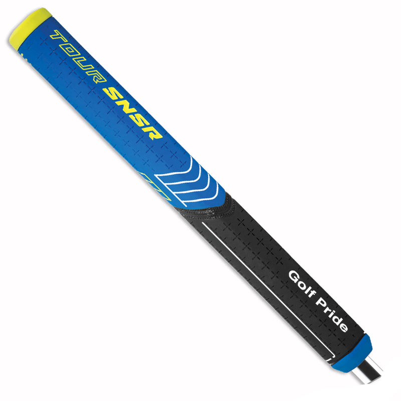 Golf Pride SNSR Straight 104cc Putter Grip - Black/Blue