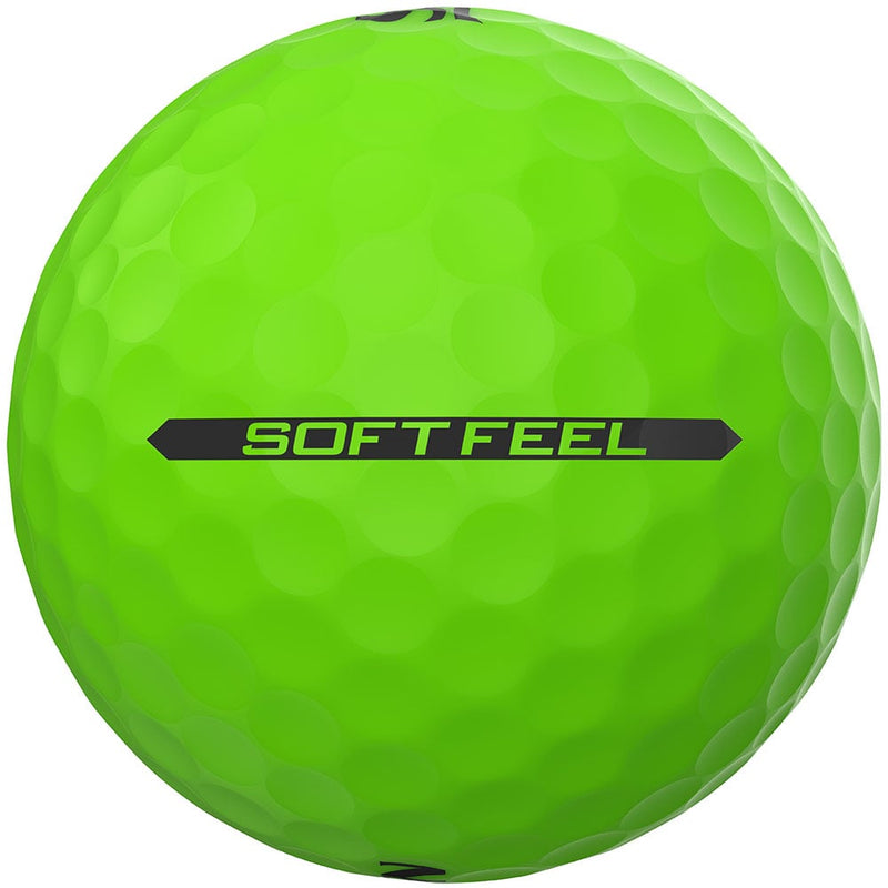 Srixon Soft Feel Golf Balls - Brite Green - 12 Pack