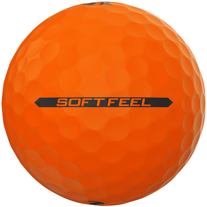 Srixon Soft Feel Golf Balls - Brite Orange - 12 Pack