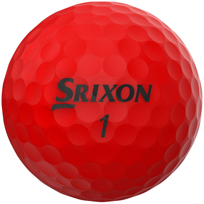 Srixon Soft Feel Golf Balls - Brite Red - 12 Pack