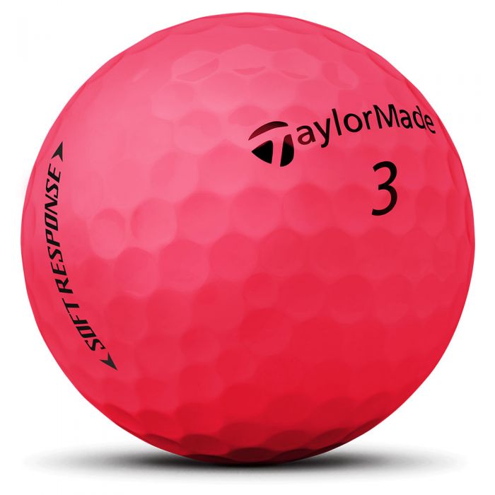 TaylorMade Soft Response Red Golf Balls - 12 Pack