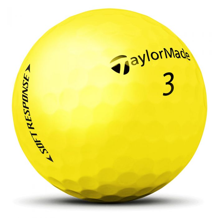 TaylorMade Soft Response Yellow Golf Balls - 12 Pack