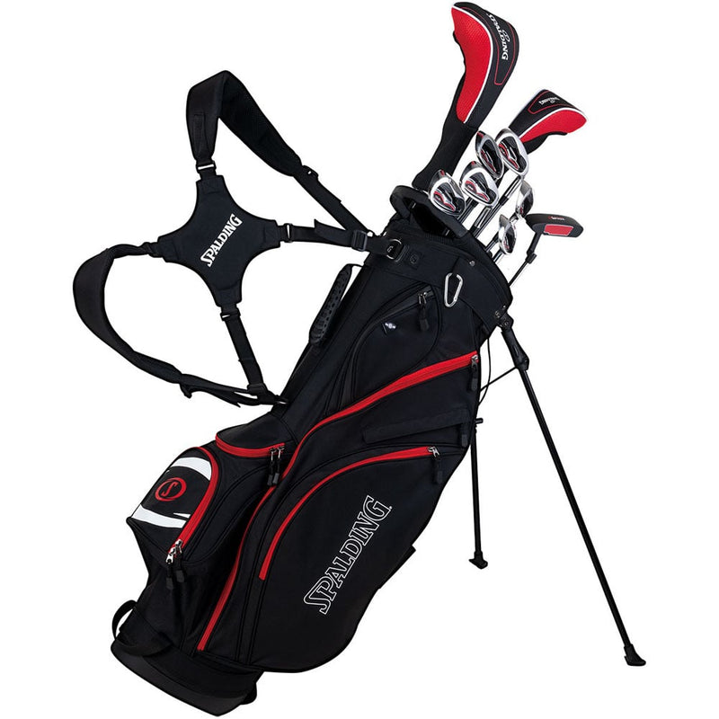 Spalding Tour 2 10-Piece Stand Bag Package Set - Steel