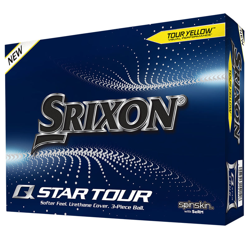 Srixon Q-Star Tour 4 Golf Balls - Tour Yellow - Double Dozen