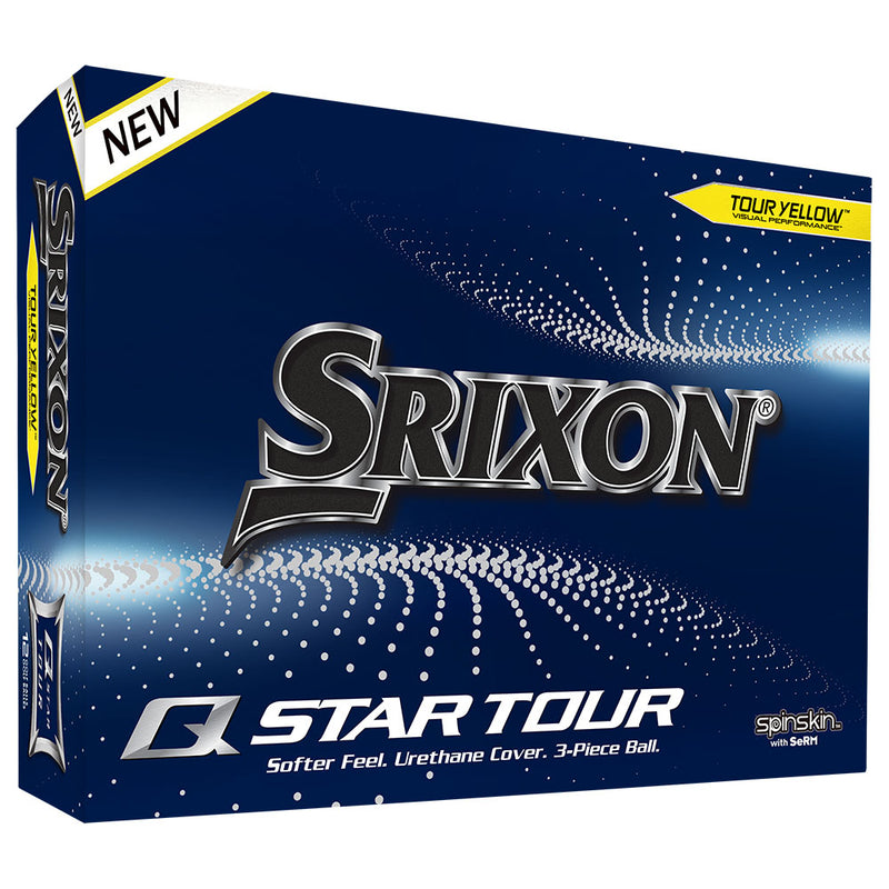 Srixon Q-Star Tour 4 Golf Balls - Tour Yellow - Double Dozen