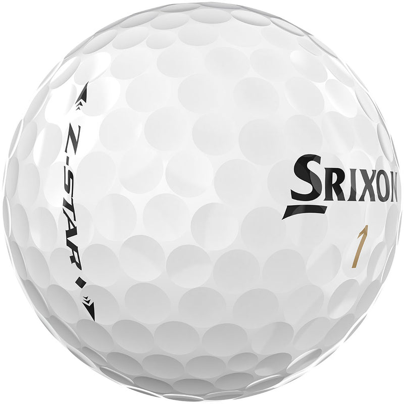 Srixon Z-Star Diamond Golf Balls - Pure White - Double Dozen