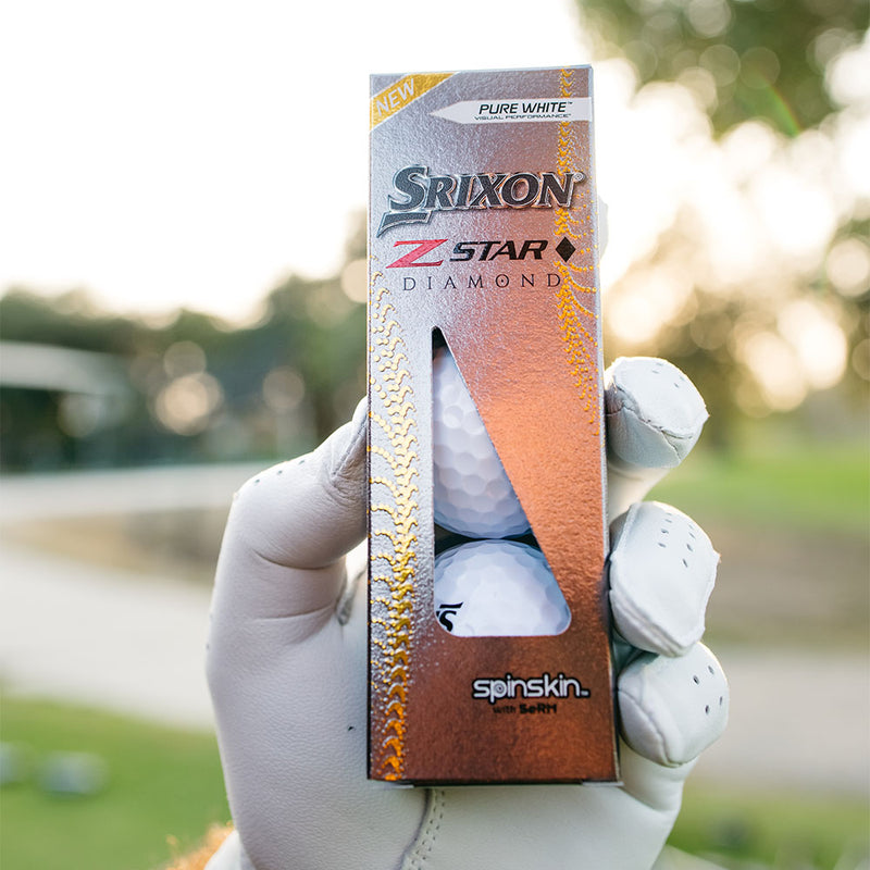 Srixon Z-Star Diamond Golf Balls - Pure White - Double Dozen