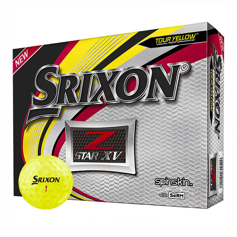 Srixon Z Star XV Golf Balls Yellow - 12 Pack